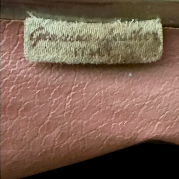 Vintage Genuine Leather Kisslock Purse Made In Italy - Picture 5 of 7